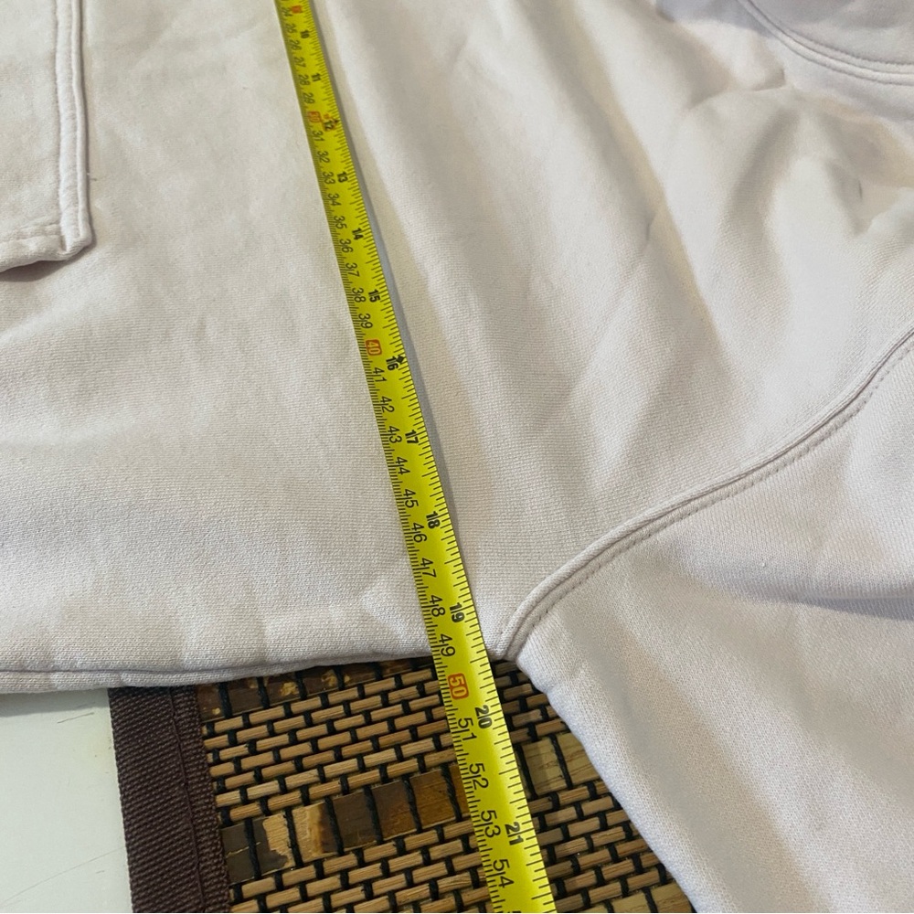 TNA Sweatfleece Terry Fleece Hoodie XS Cream Beige Perfect Fit Casual Comfy - Picture 9 of 10